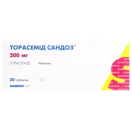 Торасемид® Сандоз, таблетки, 20 мг, №20 | интернет-аптека Farmaco.ua