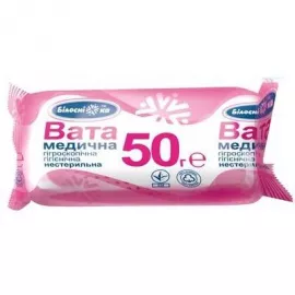 Білосніжка, вата, нестерильна, ролик 50 г | интернет-аптека Farmaco.ua