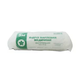 Відріз марлевий, медичний нестерильний, 5 м | интернет-аптека Farmaco.ua