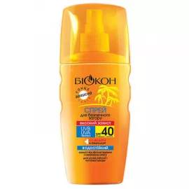 Высокая защита, спрей для безопасного загара, SPF 40, 160 мл | интернет-аптека Farmaco.ua