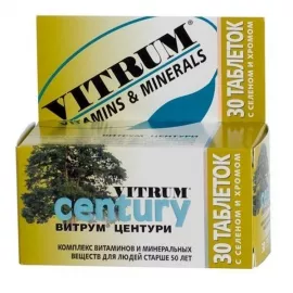 Витрум® Центури Плюс, таблетки, №30 | интернет-аптека Farmaco.ua