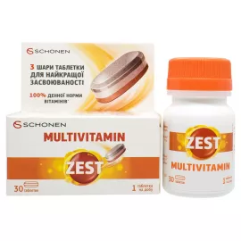 Zest Мультивітамін, таблетки, №30 | интернет-аптека Farmaco.ua